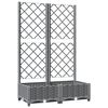 vidaXL vil&aacute;gossz&uuml;rke PP r&aacute;csos kerti &uuml;ltetől&aacute;da 80 x 40 x 121,5 cm