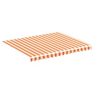 vidaXL s&aacute;rga &eacute;s narancss&aacute;rga poli&eacute;szter p&oacute;tsz&ouml;vet napellenzőh&ouml;z 300 x 250 cm poli&eacute;szter