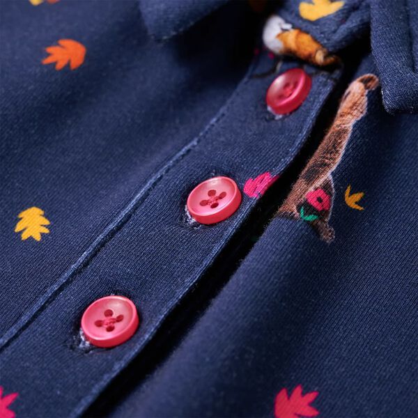 Gyerek ruha hosszú ujjú és húzózsinórral Navy 104