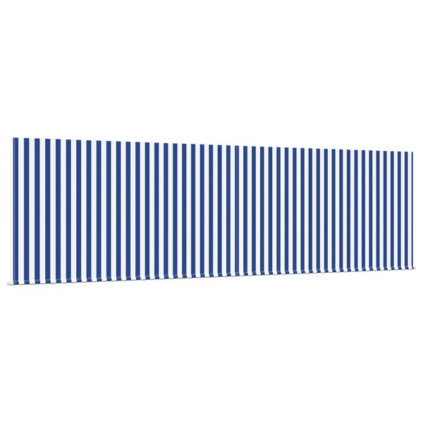 vidaXL Beh&uacute;zhat&oacute; napellenző K&eacute;k &eacute;s Feh&eacute;r 400 &times; 300 cm