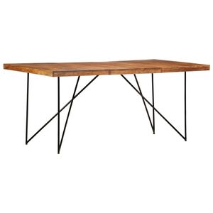 vidaXL t&ouml;m&ouml;r ak&aacute;cfa &eacute;tkezőasztal 180 x 90 x 76 cm