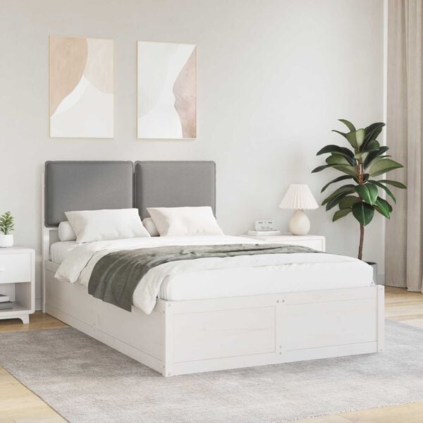 vidaXL &Aacute;gykeret K&aacute;rpitozott Fejt&aacute;ml&aacute;val Vil&aacute;gossz&uuml;rke 120 x 190 cm