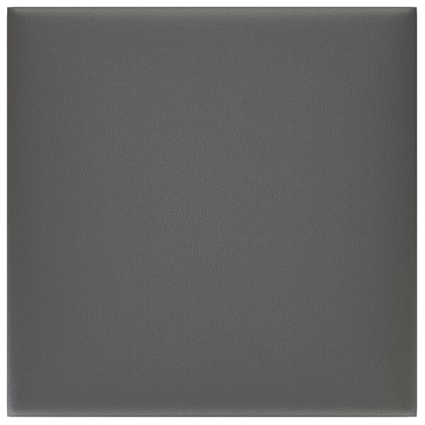 vidaXL 12 db sz&uuml;rke műbőr fali panel 30 x 30 cm 1,08 m&sup2;