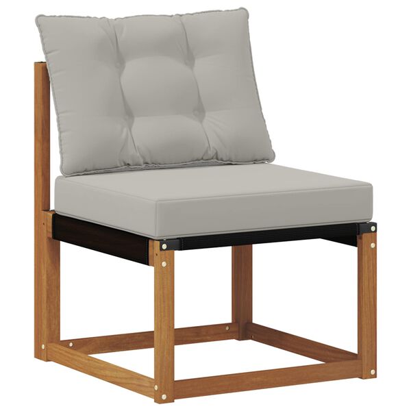 vidaXL K&uuml;lt&eacute;ri kanap&eacute; szett 9 pcs Term&eacute;szetes &eacute;s Vil&aacute;gossz&uuml;rke