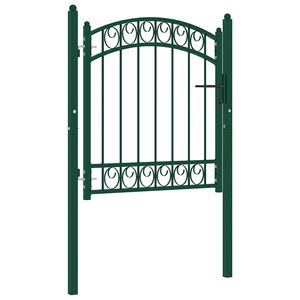 vidaXL Ker&iacute;t&eacute;skapuk EMMEN 104 x 86 cm Z&aacute;rolhat&oacute; Porsz&oacute;rt Ac&eacute;l Green