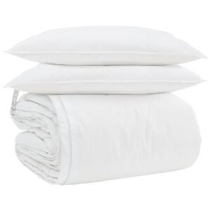 vidaXL Takar&oacute; szett p&aacute;rn&aacute;val 3 pcs Feh&eacute;r Levegőp&aacute;rna