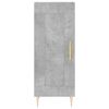 vidaXL betonsz&uuml;rke szerelt fa magasszekr&eacute;ny 34,5x34x180 cm