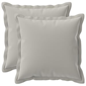 vidaXL P&aacute;rna huzat 2 db HOUTEN Sz&uuml;rke 30 x 30 cm Poli&eacute;szter