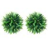vidaXL 2 db z&ouml;ld mesters&eacute;ges boxwood g&ouml;mb&ouml;k LED f&eacute;nyekkel 30 cm