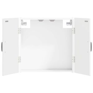vidaXL Darts szekr&eacute;ny UTRECHT Magasf&eacute;nyű Feh&eacute;r 52,5 x 10,5 x 53,5 cm