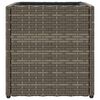 vidaXL sz&uuml;rke polyrattan kerti &uuml;ltetől&aacute;da 36x30x32 cm