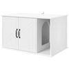 vidaXL Macska H&aacute;z Feh&eacute;r 85 x 55 x 50,5 cm Szerelt Fa