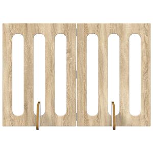 vidaXL Hajthat&oacute; &aacute;llatker&iacute;t&eacute;s 2 db Sonoma T&ouml;lgy 100,5 x 38 x 70 cm