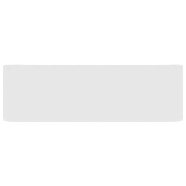 vidaXL matt fehér kerámia luxus mosdókagyló 41x30x12 cm