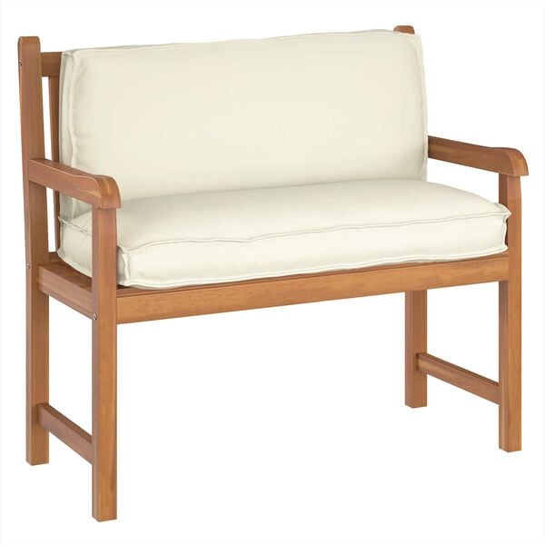 vidaXL Párna Krém 120 x 40 x 12 cm Oxford Szövet