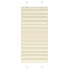 vidaXL plisz&iacute;rozott redőny kr&eacute;m 60x150 cm sz&ouml;vetsz&eacute;less&eacute;g 59,4 cm