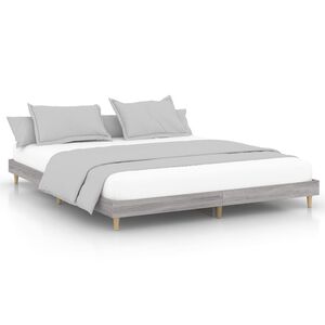 vidaXL sonoma t&ouml;lgysz&iacute;nű szerelt fa &aacute;gykeret 200 x 200 cm