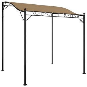vidaXL t&oacute;psz&iacute;nű sz&ouml;vet &eacute;s ac&eacute;l pavilon 2 x 2,3 m 180 g/m&sup2;