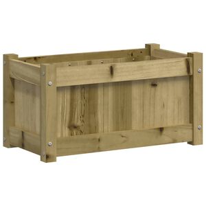 vidaXL impregn&aacute;lt fenyőfa vir&aacute;gl&aacute;da 60x31x31 cm