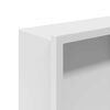 vidaXL Zuhany Niche Fehér 45 x 30 x 9,5 cm Rozsdamentes acél
