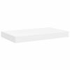 vidaXL 4 db feh&eacute;r MDF fali polc 50 x 23 x 3,8 cm