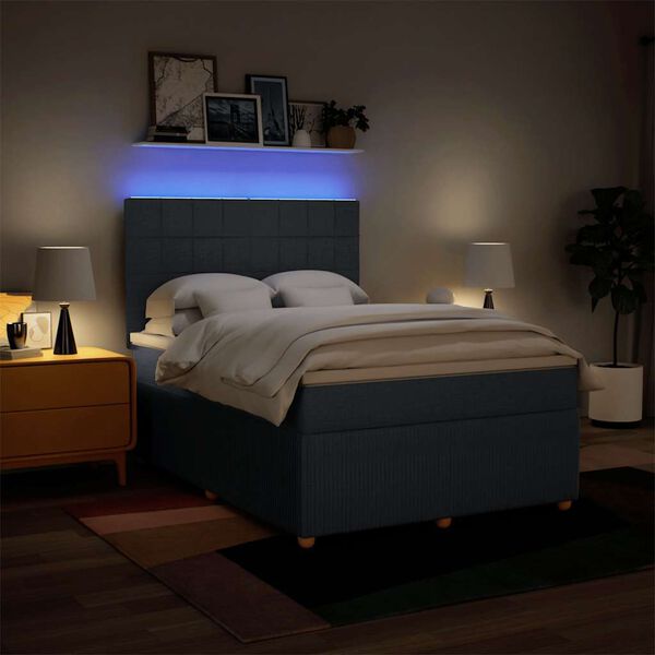 vidaXL k&eacute;k sz&ouml;vet rug&oacute;s &aacute;gy matraccal 140 x 200 cm