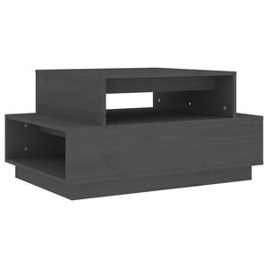 vidaXL sz&uuml;rke t&ouml;m&ouml;r fenyőfa doh&aacute;nyz&oacute;asztal 80x55x40,5 cm