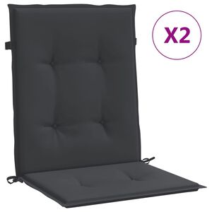 vidaXL 2 db fekete oxford sz&ouml;vet h&aacute;tt&aacute;ml&aacute;s sz&eacute;kp&aacute;rna 100x50x3 cm