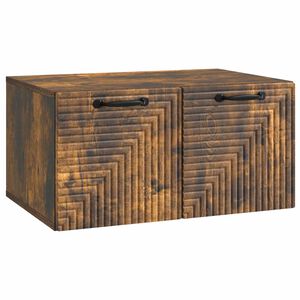 vidaXL Fali TV szekr&eacute;ny F&uuml;st&ouml;s T&ouml;lgy 59,5 x 41 x 30 cm Szerelt Fa