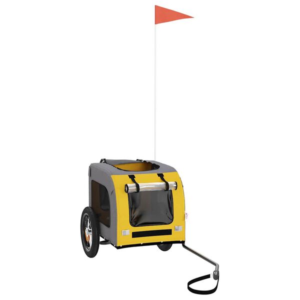 vidaXL s&aacute;rga-sz&uuml;rke oxford sz&ouml;vet &eacute;s vas kis&aacute;llatsz&aacute;ll&iacute;t&oacute; ut&aacute;nfut&oacute;