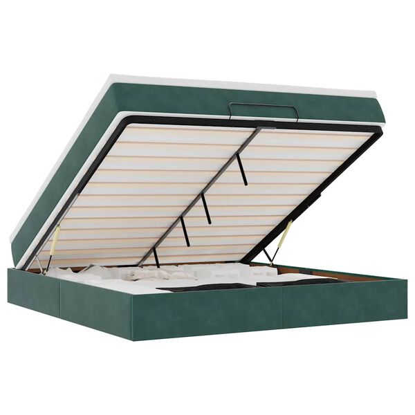 vidaXL Ottom&aacute;n &aacute;gykeret matraccal s&ouml;t&eacute;tz&ouml;ld 160x200cm b&aacute;rsony