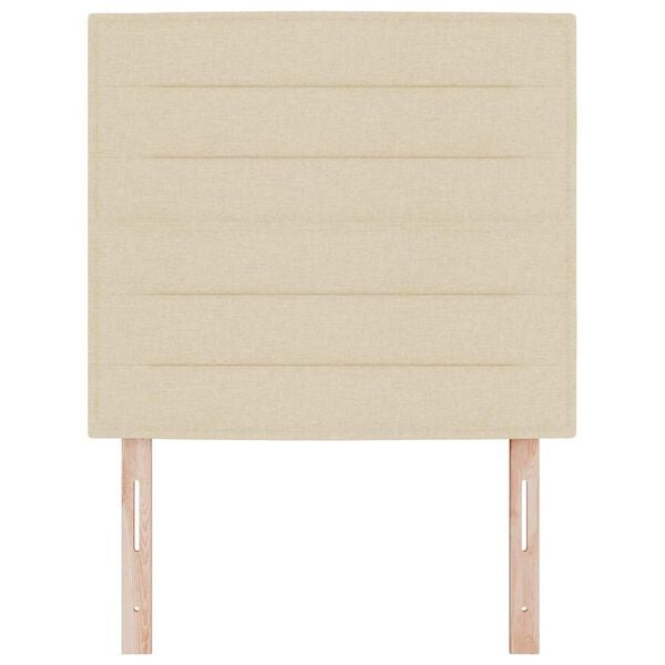 vidaXL Fejt&aacute;mla fejt&aacute;ml&aacute;val Kr&eacute;m 100 cm Műbőr