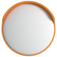 vidaXL narancs polikarbonát kültéri domború közlekedési tükör Ø30 cm