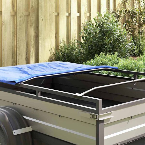 vidaXL alkalmas s&iacute;k ponyva tart&oacute;hoz 2 pcs Ez&uuml;st 100-145 cm Alum&iacute;nium