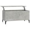 vidaXL betonsz&uuml;rke szerelt fa doh&aacute;nyz&oacute;asztal 90x44,5x45 cm