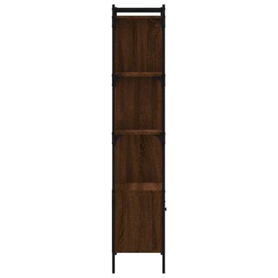 vidaXL barna tölgy szerelt fa TV-szekrény ajtóval 44,5 x 30 x 154,5 cm