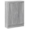 vidaXL sz&uuml;rke sonoma sz&iacute;nű szerelt fa k&ouml;nyvszekr&eacute;ny 82,5x30,5x115 cm