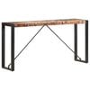 vidaXL t&ouml;m&ouml;r &uacute;jrahasznos&iacute;tott fa t&aacute;lal&oacute;asztal 150 x 35 x 76 cm