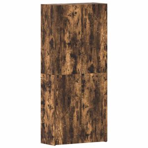 vidaXL Cipőszekr&eacute;ny 80 x 35.5 x 180 cm Szerelt Fa Soksz&iacute;nű