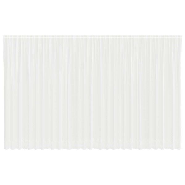 vidaXL Csipk&eacute;s F&uuml;gg&ouml;ny f&uuml;gg&ouml;ny&ouml;kkel Feh&eacute;r 300 x 750 cm Poli&eacute;szter