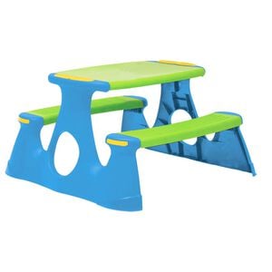 vidaXL polipropil&eacute;n gyerek piknikpad 89,5x84,5x48 cm