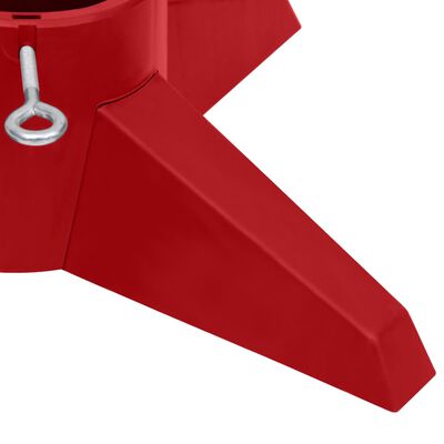 vidaXL piros karácsonyfatalp 55,5 x 55,5 x 15 cm