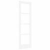 vidaXL Belső Ajt&oacute; ORKDAL Feh&eacute;r alapozott 61 x 198,5 cm