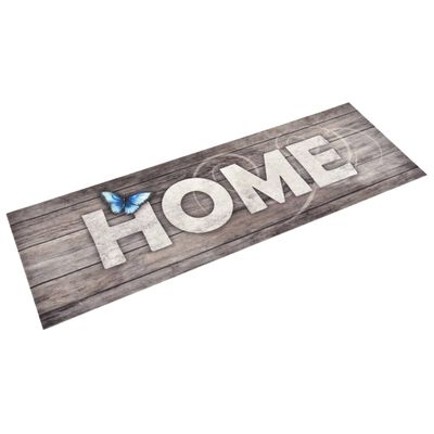 vidaXL „Home” feliratú, mosható konyhai szőnyeg 45 x 150 cm
