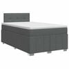 vidaXL Boxspring &aacute;gy matraccal S&ouml;t&eacute;tsz&uuml;rke 120 x 190 cm Sz&ouml;vet