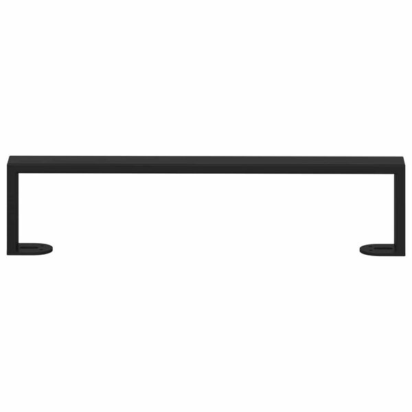 vidaXL B&uacute;tor l&aacute;bak 2 pcs Fekete 43,6 x 4 x 10 mm Vas