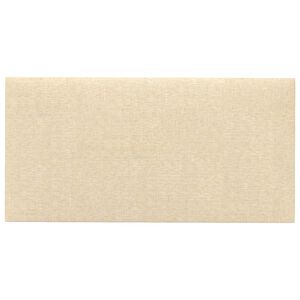 vidaXL Fali Fejt&aacute;mla 12 db 60 x 30 cm Kr&eacute;m sz&ouml;vet