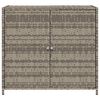 vidaXL sz&uuml;rke polyrattan kerti t&aacute;rol&oacute;szekr&eacute;ny 83x45x76 cm