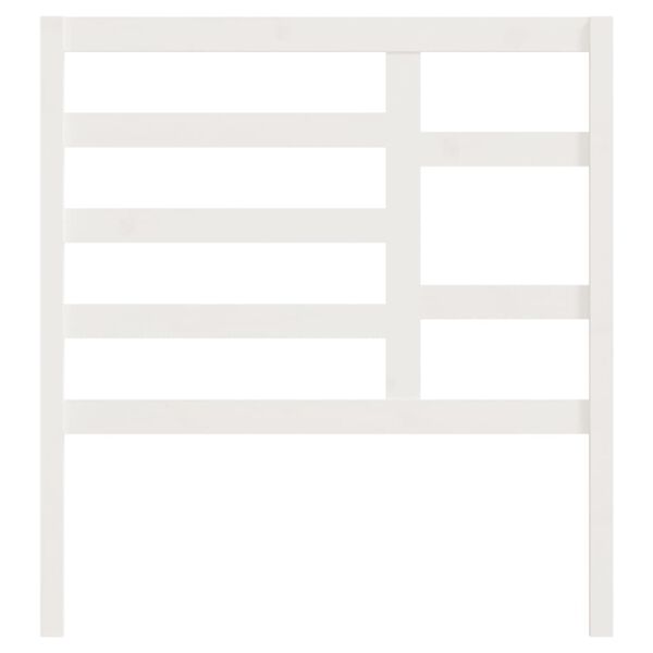 vidaXL feh&eacute;r t&ouml;m&ouml;r fenyőfa &aacute;gyfejt&aacute;mla 106 x 4 x 104 cm