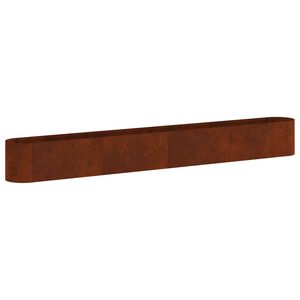 vidaXL Emelt kert &aacute;gy&aacute;s Időj&aacute;r&aacute;s&aacute;ll&oacute; Ac&eacute;l 360 x 40 x 40 cm